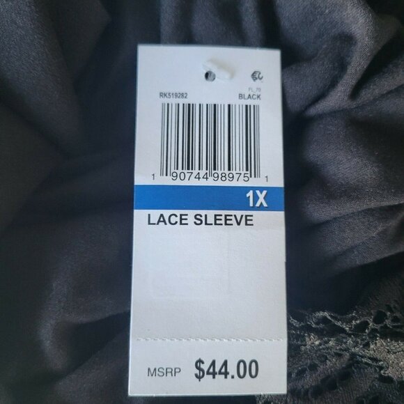 Ultra Flirt Lace-Trim Dress Women's.  Size 1X Juniors. New With Tags $44 - Picture 4 of 11